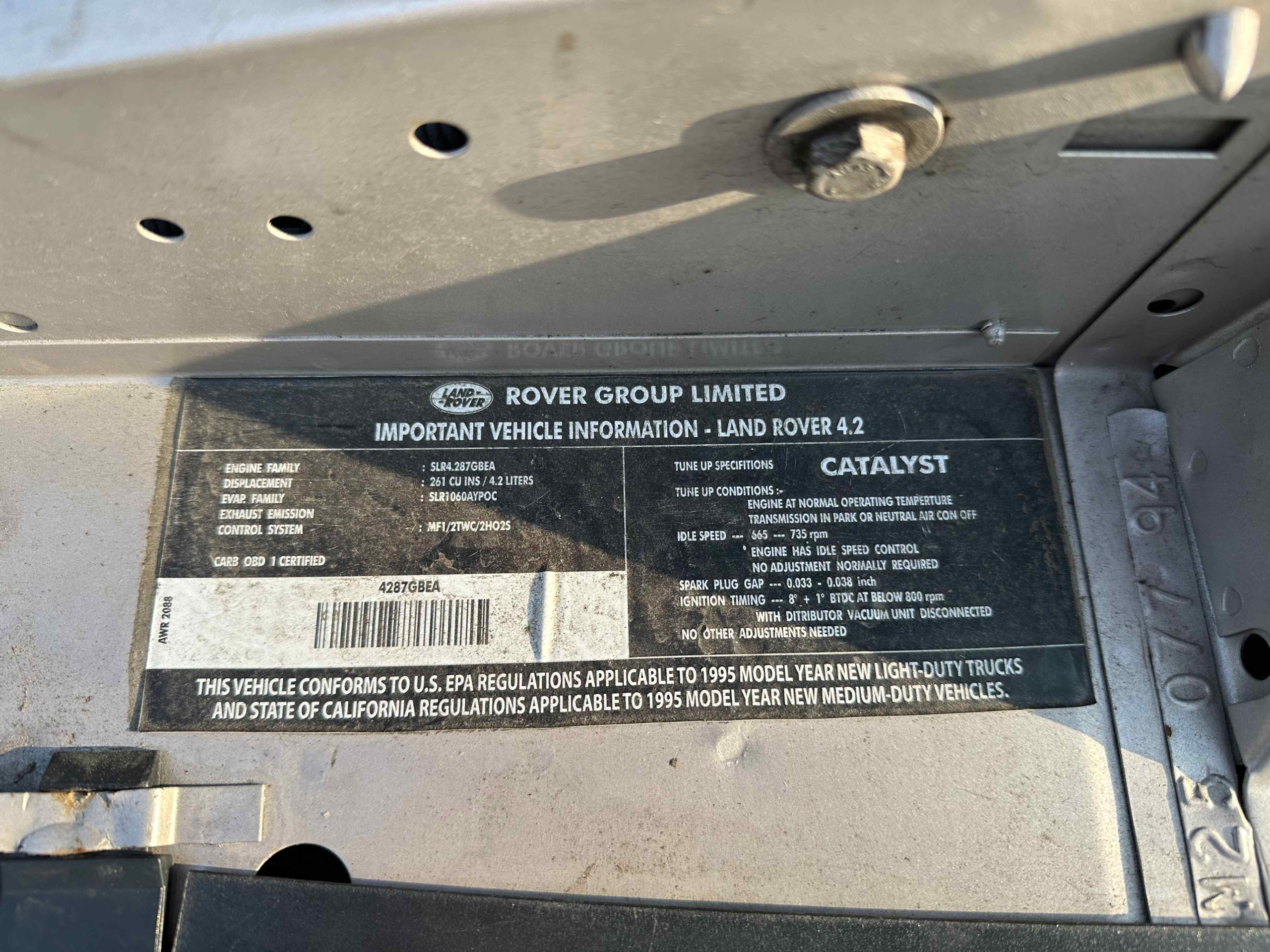 1995 Land Rover Range Rover