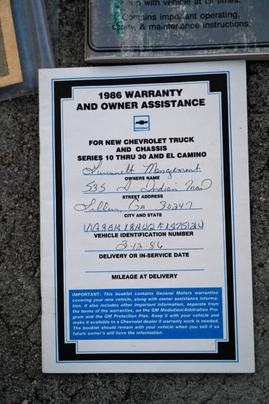 1986 Chevrolet Blazer Silverado