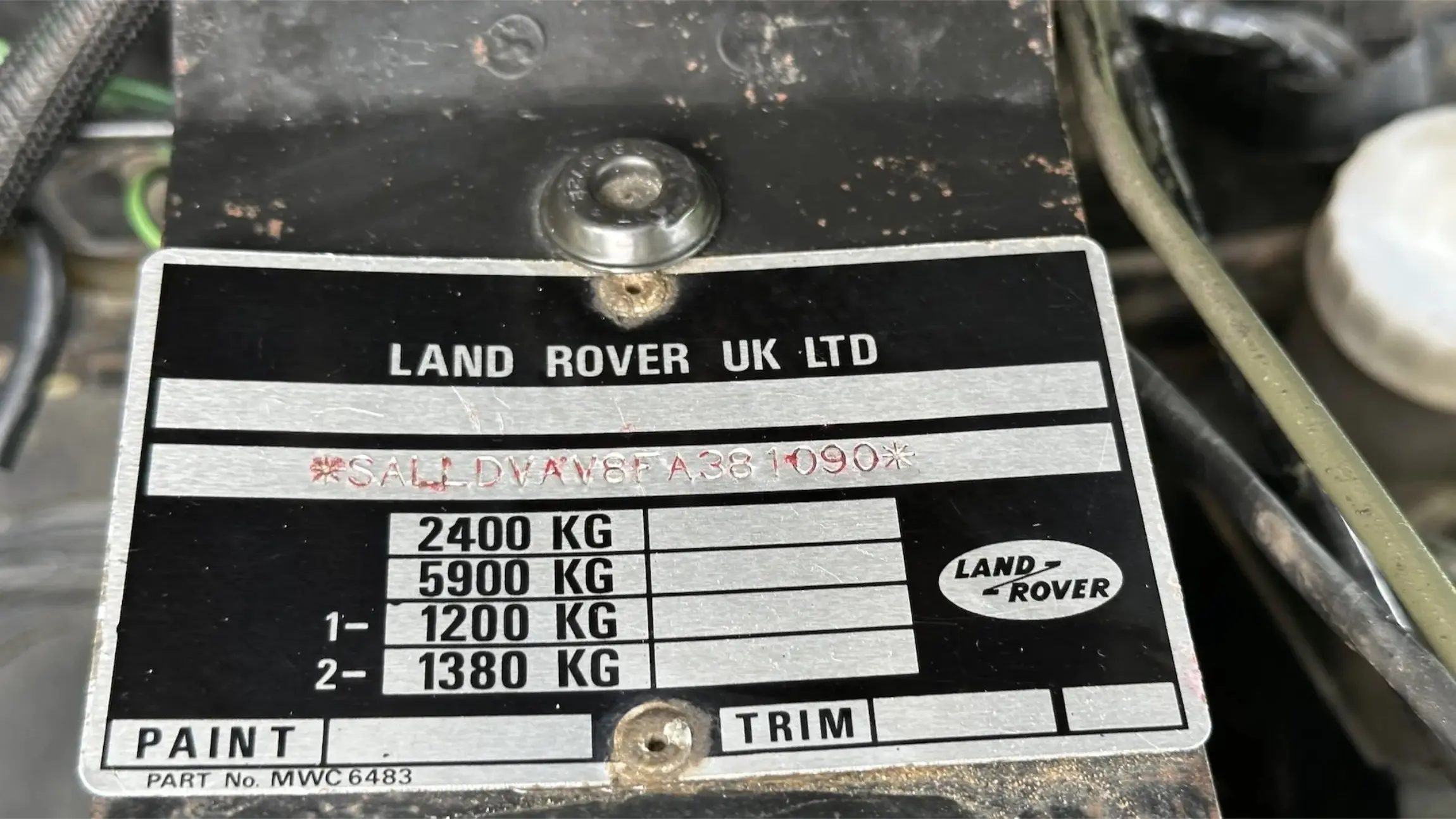 1990 Land Rover Defender 90 Convertible