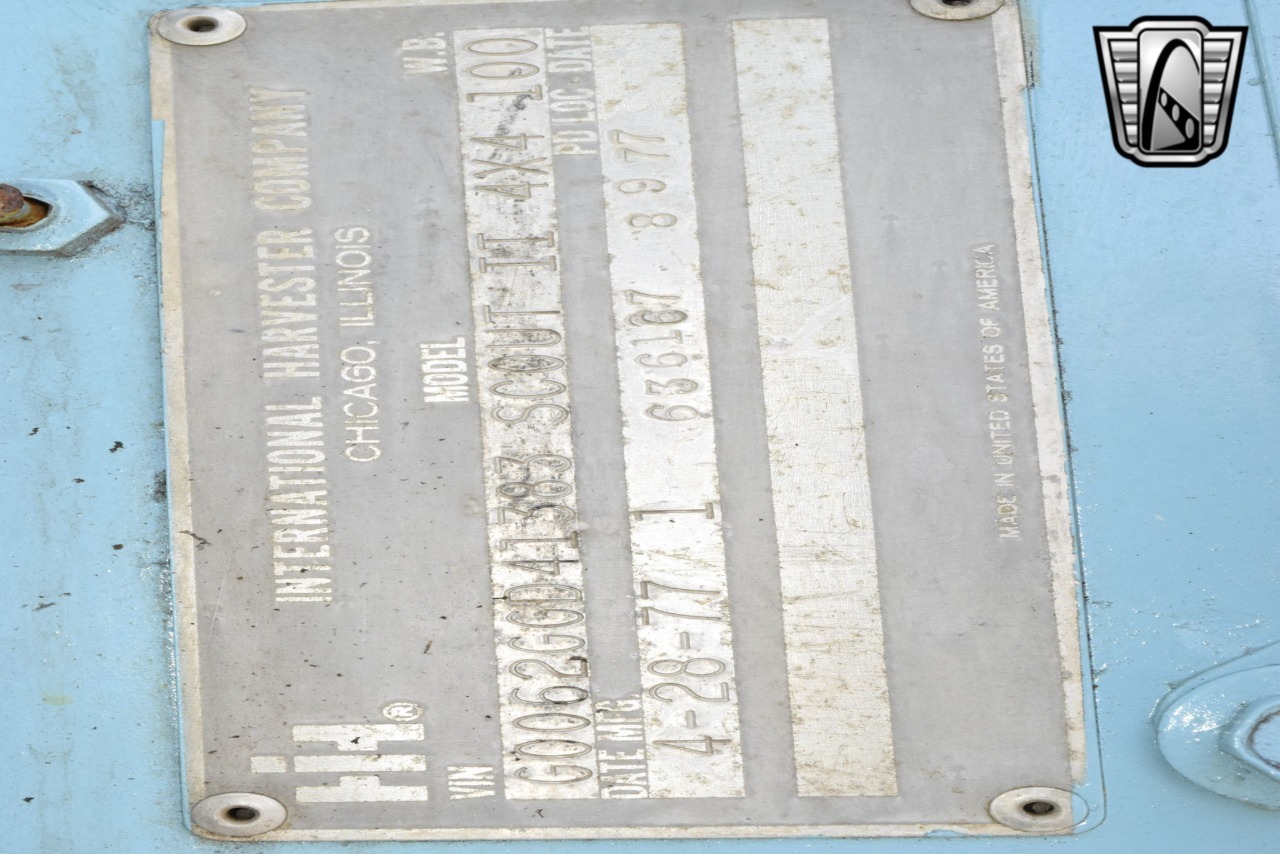 1977 International Harvester Scout II