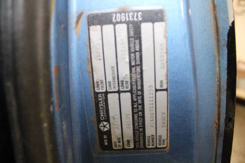 1977 Dodge D150 Pickup