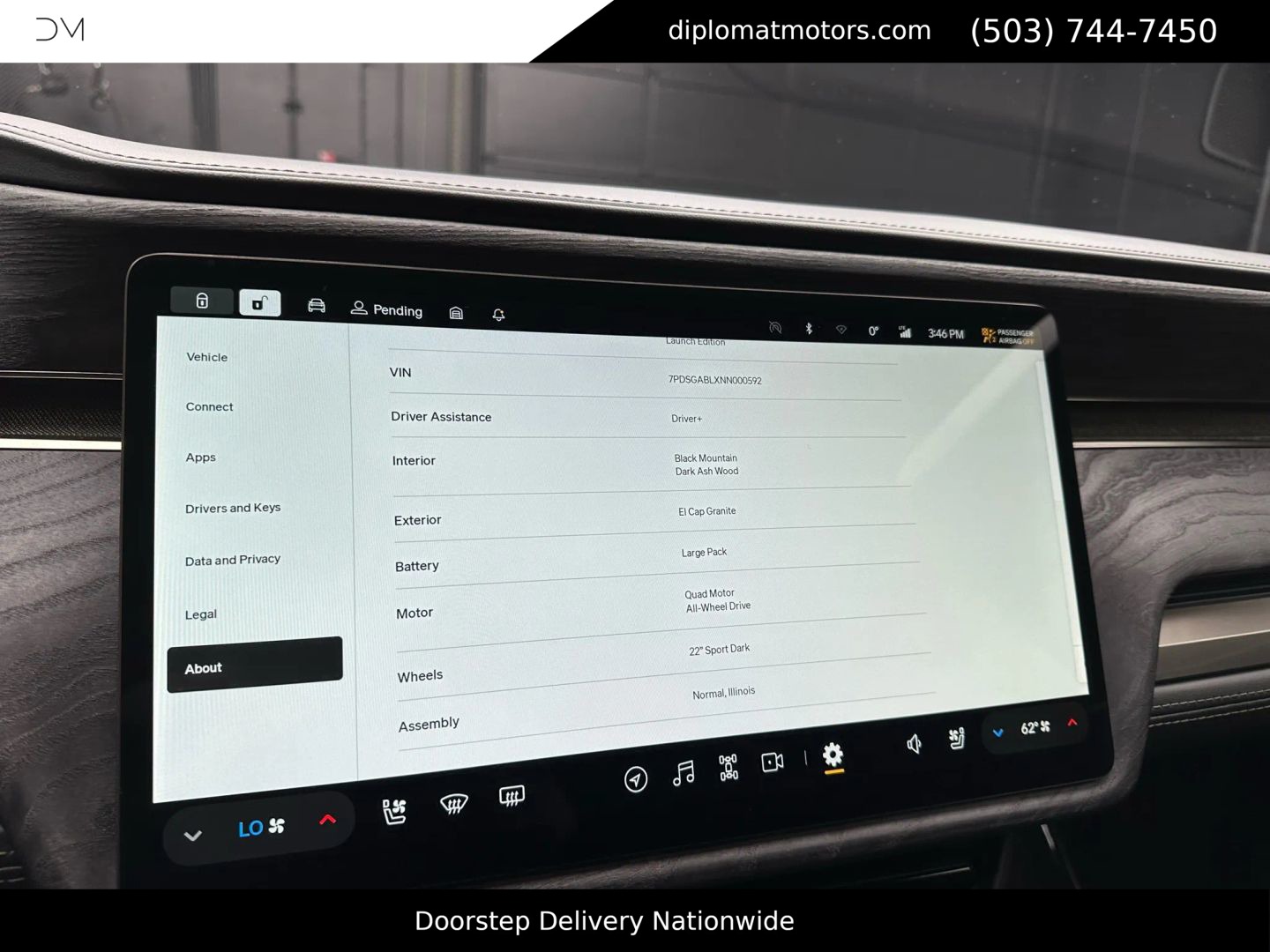 2022 Rivian R1S Launch Edition