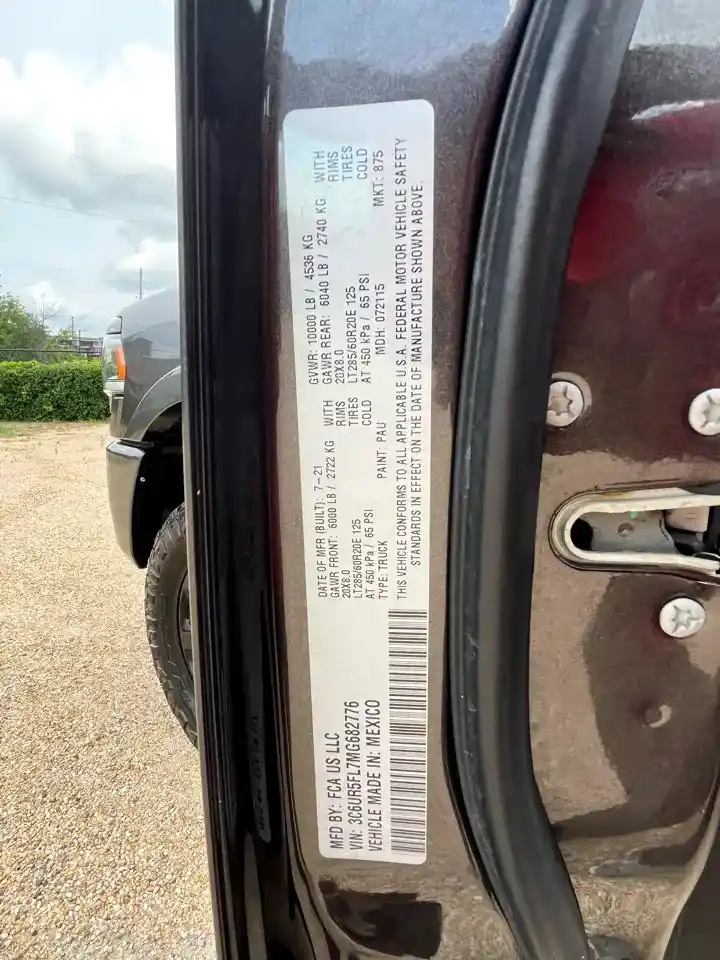 2021 RAM 2500 Laramie