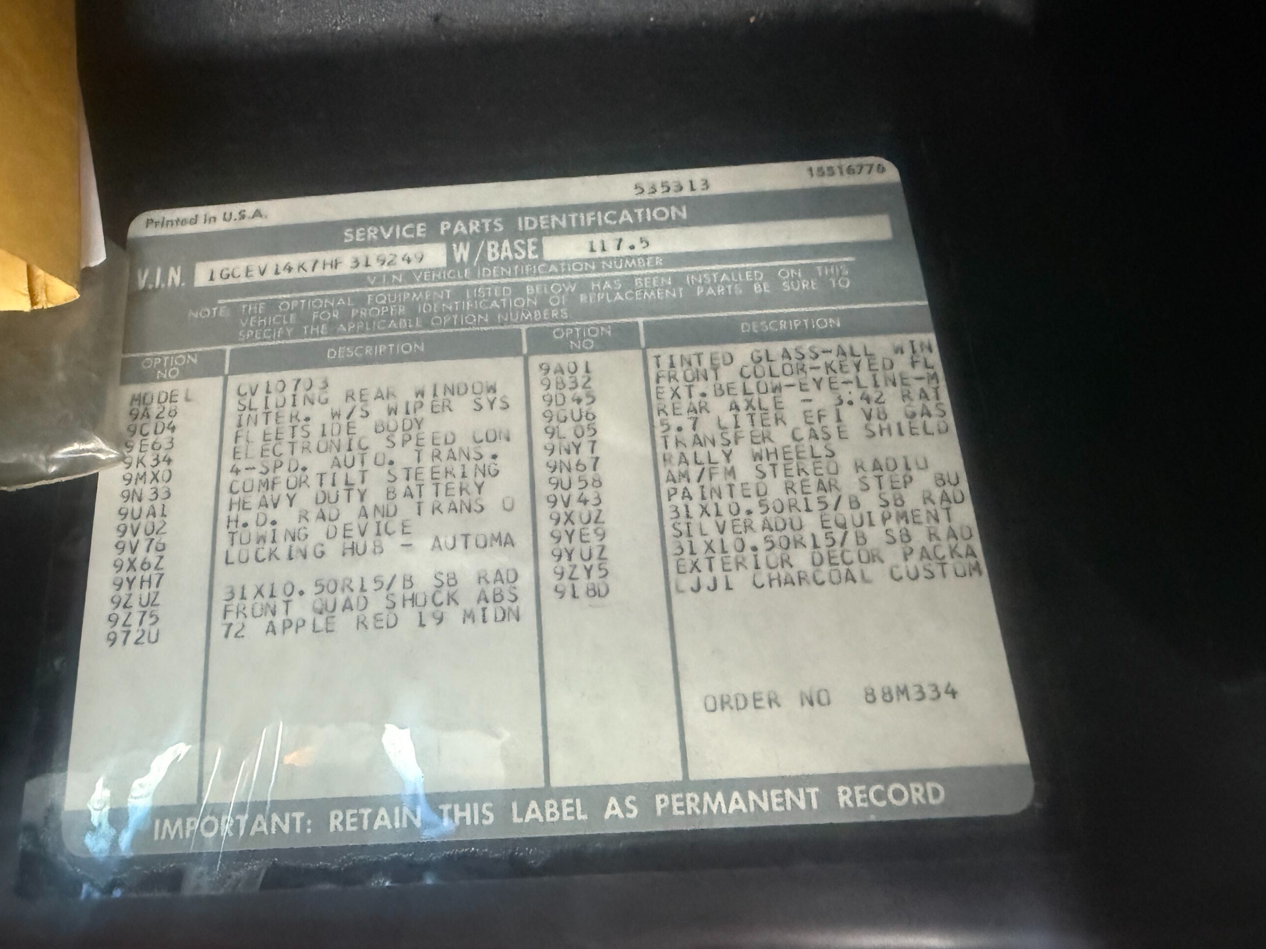 6k-Mile 1987 Chevrolet Silverado V-10