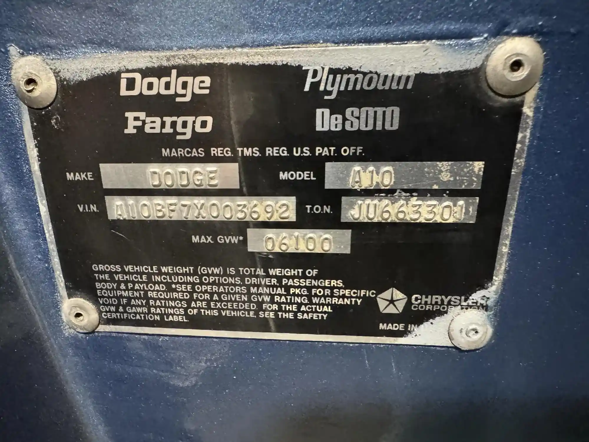 1977 Dodge Ramcharger