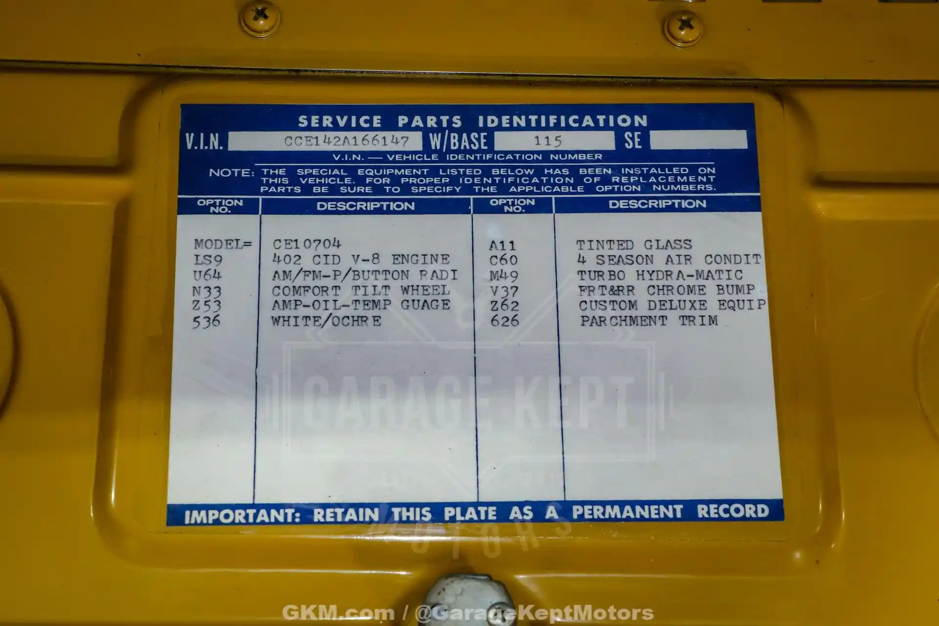 454 ci V8-Powered 1972 Chevrolet C-10