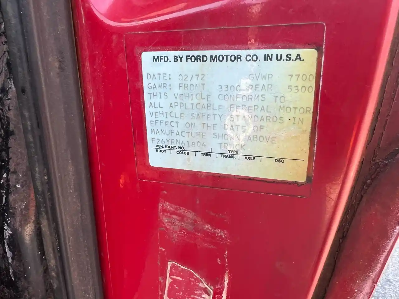 1972 Ford F-250 Highboy