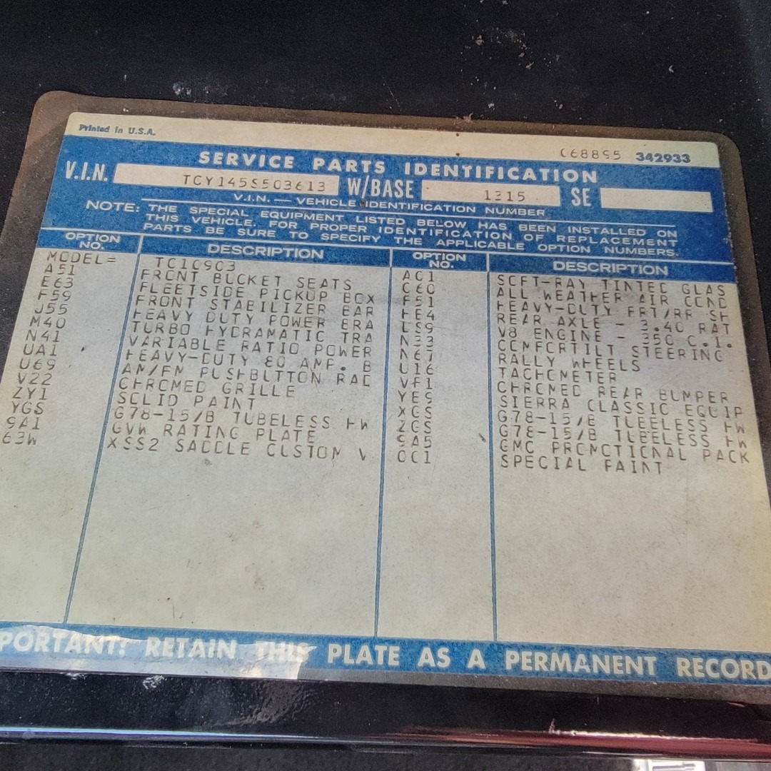 1975 GMC Sierra Classic C15