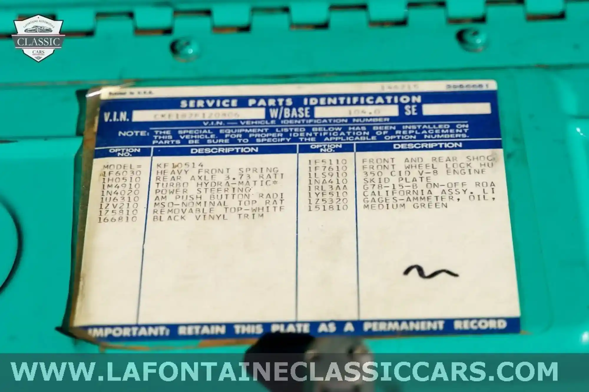 1972 Chevrolet K5 Blazer