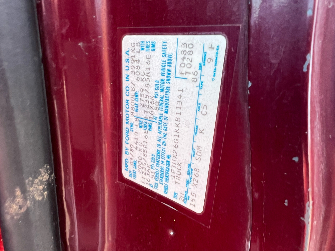 1989 Ford F-250 XLT Lariat