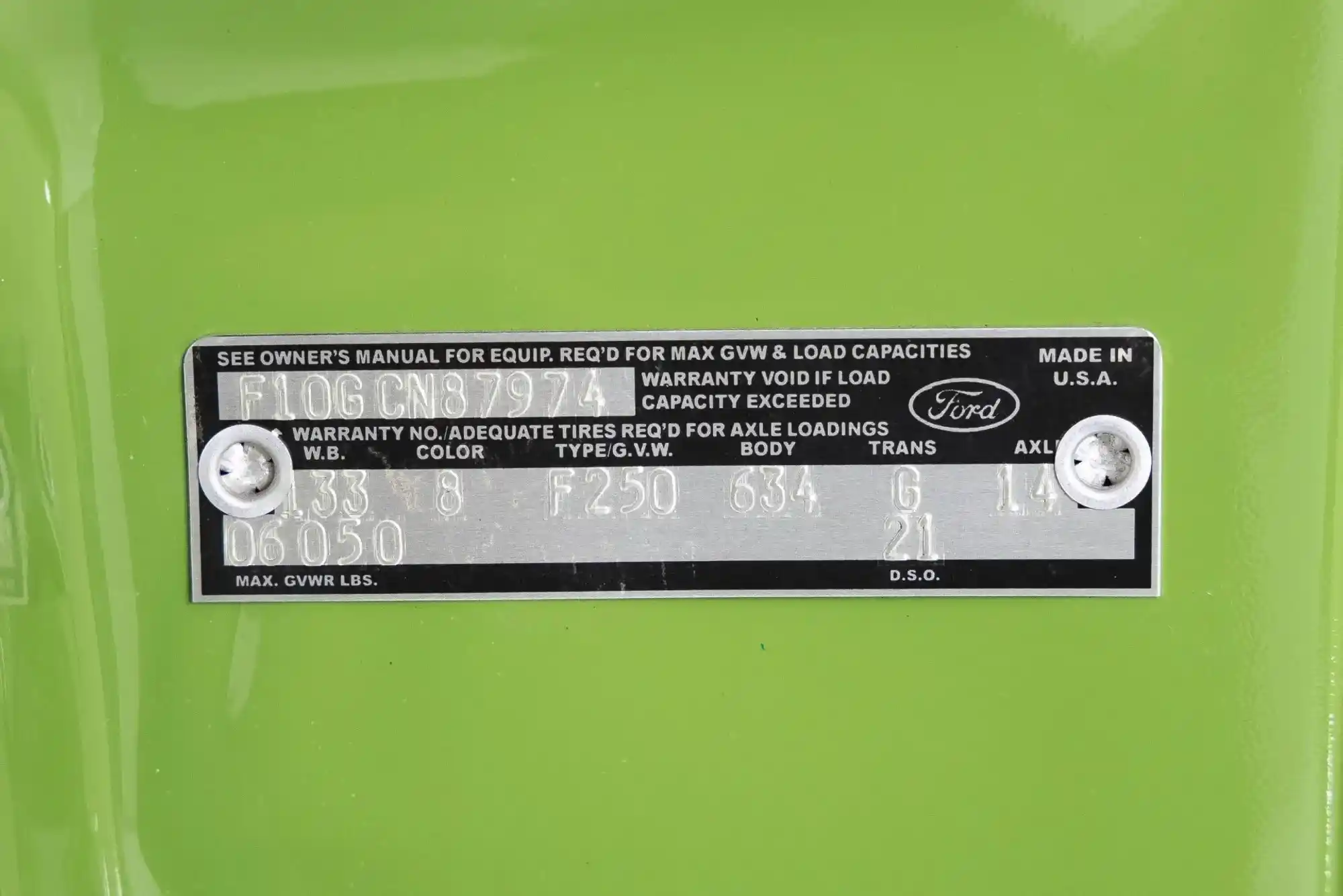 1972 Ford Velocity F-250