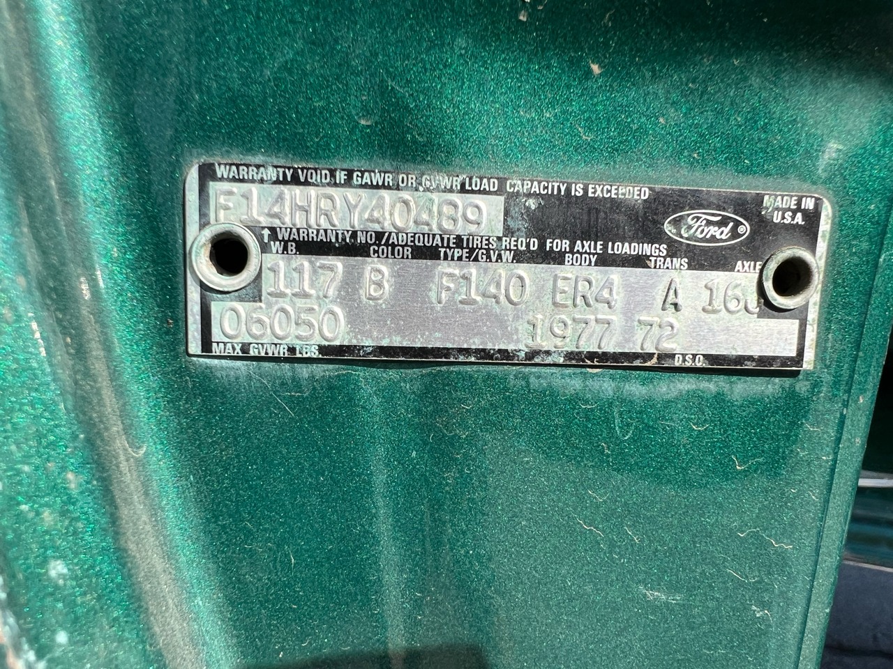 1977 Ford F-150 Ranger