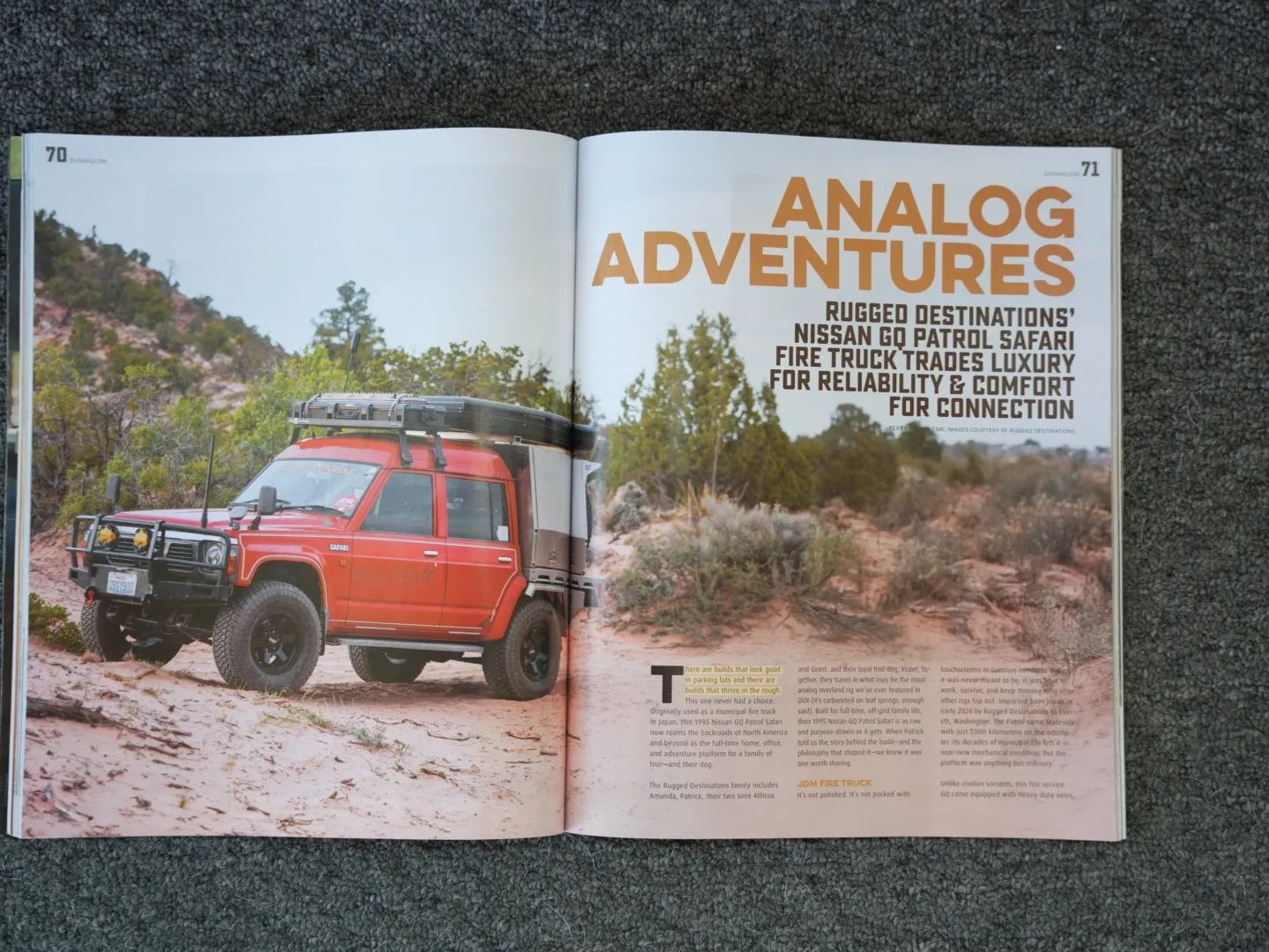 1995 Nissan Safari Fire Truck