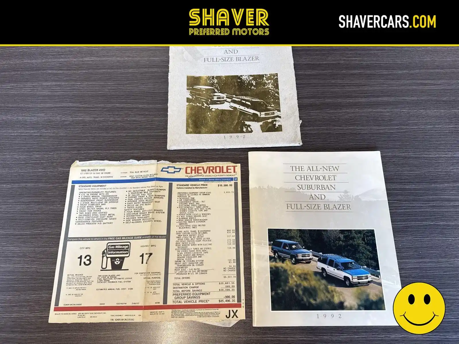 77k-Mile 1992 Chevrolet Blazer K1500