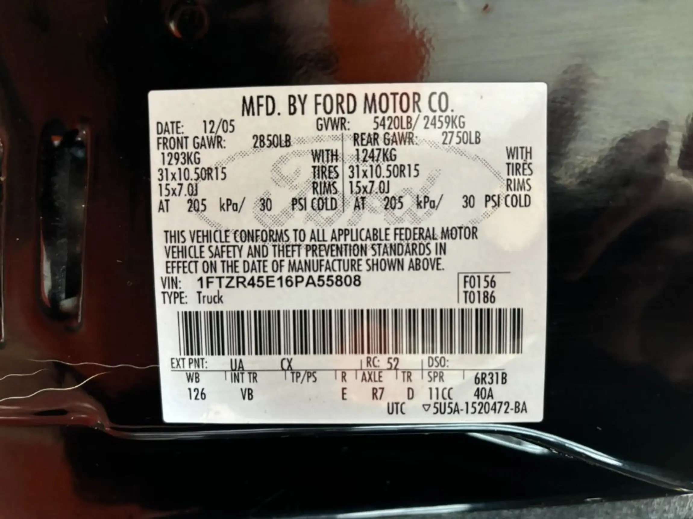 2006 Ford Ranger FX4
