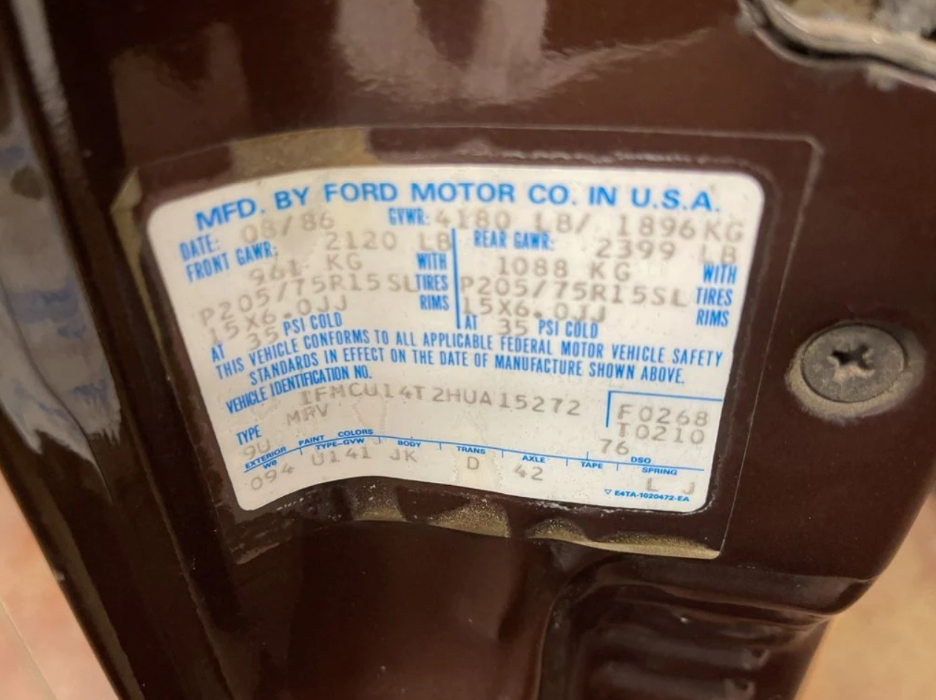 1987 Ford Bronco II XL