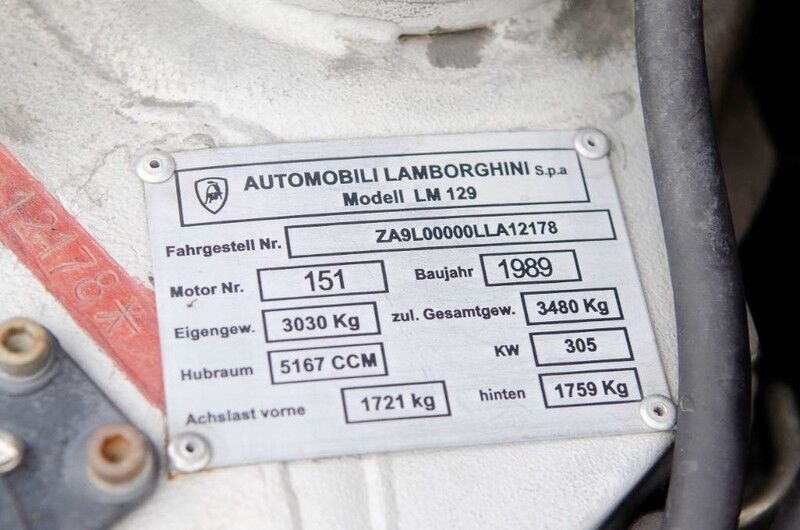 Sold: 1989 Lamborghini LM002